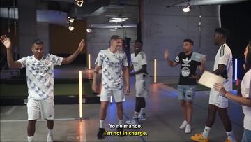 Vinicius, Rodrygo y Tchouameni se indignan con el tiro que le pone el FIFA a Valverde