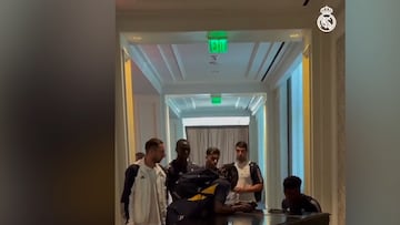 Tchouameni deja locos a Camavinga y Rodrygo con una habilidad suya desconocida