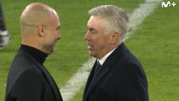 El gesto de Ancelotti con Guardiola según eliminó el Madrid al City: para quitarse el sombrero