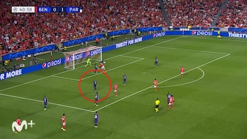 Muchos no lo vieron y vuela en Twitter: el gesto de Ramos en el gol en propia que conden¨® al PSG