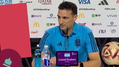 La emoción de Scaloni al hablar de la afición argentina: “Tenemos la mejor hinchada”
