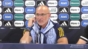 El semblante que le quedó a De la Fuente cuando le preguntaron por Mbappé y el Madrid antes de la final