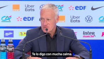 Le preguntan a Deschamps por Benzema y zanja el debate: ※Tuve que hablar y dije lo que pas車§