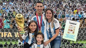 El whatsapp de Di María antes de la final que su mujer ha convertido en viral