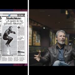 Las provocaciones de Stoichkov a la Selección en Francia 98: jugar con una camiseta catalana, insultos a Alkorta...