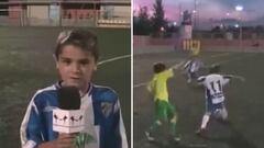 Brahim haciendo diabluras con 7 añitos: que iba a ser un futbolista muy especial se sabía sí o sí