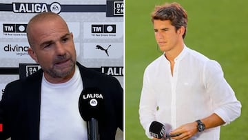 El calentón de Paco López con Álex Silvestre en DAZN tras preguntarle por su futuro