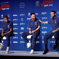 Mbappé, Messi y Neymar ya están en Japón: “Estoy contento de estar aquí con mis compañeros”