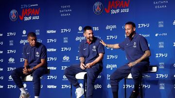 Mbappé, Messi y Neymar ya están en Japón: “Estoy contento de estar aquí con mis compañeros”
