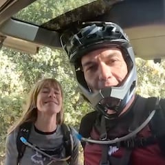 La jornada de reflexión más deportiva: la ruta de Pedro Sánchez en bici con casco integral