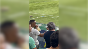 Endrick est¨¢ en el radar de Madrid y Bar?a y su padre lo sabe: su reacci¨®n en su debut que han visto millones