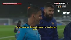 La otra vez que Piqué clamó directamente contra Gil Manzano y Modric le puso en su sitio