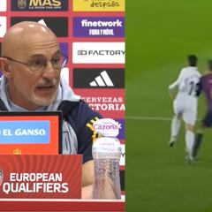 Le preguntan por el conflicto Ceballos-Gavi y así de tajante es Luis De la Fuente