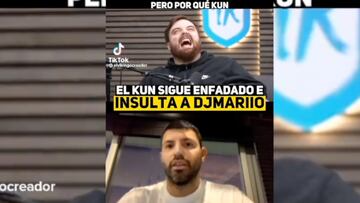 La bronca del Kun Agüero a DjMariio por su camiseta: “¡Qué decís, el gilipollas este!”