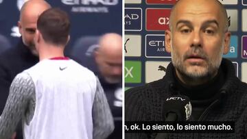 La polémica celebración de Guardiola que ha enfurecido al Liverpool y él reconoce como “falta de respeto”