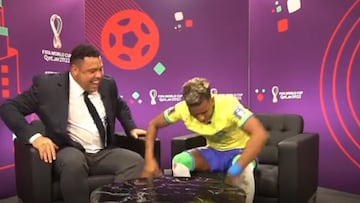 El gesto de Rodrygo con Ronaldo que inunda las redes