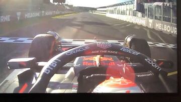 Polémica por la colocación de Verstappen antes de la última resalida