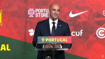 Es el tema más candente y la pregunta llegó a los pocos segundos: Roberto Martínez y Cristiano