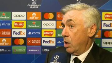 Ancelotti le explica a la TV inglesa en 15″ el porqué de la grandeza del Madrid en Europa