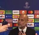 El momento incómodo de Guardiola en rueda de prensa: miren su cara