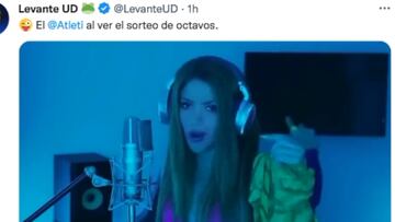 El troleo del Levante al Atleti con Shakira de por medio