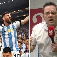 Lo tiene clarísimo: el primer mensaje de Roncero a Messi tras proclamarse campeón del mundo