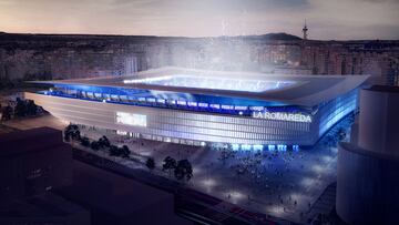 Así sera el espectacular estadio del Zaragoza: alucinen con la razón del diseño de la nueva Romareda