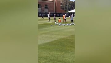 Día 1 en USA y el mayor miedo del madridismo sucede en el entrenamiento