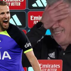 Preguntan a Ancelotti por Kane y su reacción no tiene desperdicio
