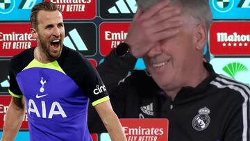 Preguntan a Ancelotti por Kane y su reacción no tiene desperdicio
