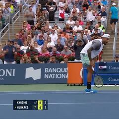 Ha hecho puntos de todos los colores pero aquí alucinó hasta él: tremendo esto de Kyrgios