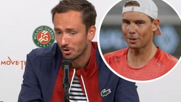 En el ocaso de su carrera, cerca de retirarse y a¨²n Nadal provoca esto en sus rivales: alucinen con el final de Medvedev
