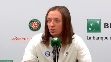 Se va a aplaudir m¨¢s all¨¢ del tenis: Swiatek, doble ganadora, explica qu¨¦ va a ser Roland Garros sin Nadal
