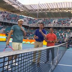 El momentazo de Carlos Alcaraz en el sorteo de pista: vean a su rival