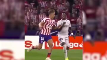 La acción que utilizan los colchoneros contra Vinicius: “Qué vergüenza estoy pasando”