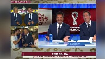Todo el mundo a vueltas con el alcohol en Qatar y vean esto: los presentadores, ojipláticos