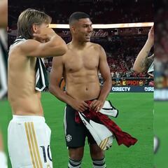 Su físico fue ‘TT’ a la vuelta de vacaciones: vean a Casemiro con Modric y Kroos porque sorprende