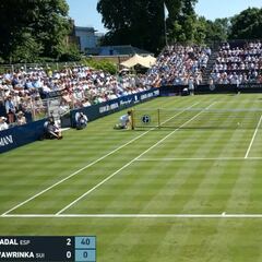 Escuchen la reacción del público y lo entenderán: Nadal asusta antes de Wimbledon