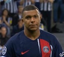 Es tremendo y carne de miles de Gifs: la cara de Mbappé tras la paliza del Newcastle