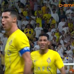 Firme candidato a mejor gol de Cristiano desde que marchó a Arabia y con la zurda