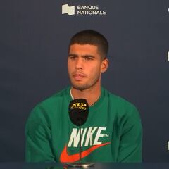 Acaba de perder en su estreno siendo el gran favorito y dice esto: tremendos 50″ de Alcaraz