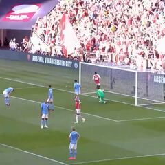 El gol en el 101′ del Arsenal que le ‘birla’ a Guardiola el sextete: es el colmo del gafe