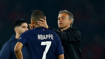 Luis Enrique toma la palabra tras el anuncio de Mbappé