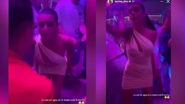 Marta Diaz y su baile a Reguilón en una discoteca: “Yo con mi agua toda la noche”