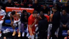 Calentada de época en la NBA: casi llega a las manos con su entrenador