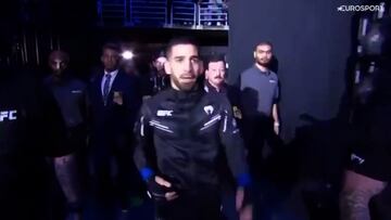 La frase de Topuria al entrar al pabellón que lleva su leyenda a otra dimensión: es de película