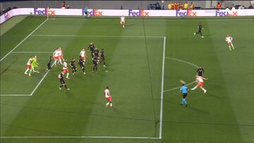 Así fue el polémico gol anulado al Leipzig contra el Real Madrid