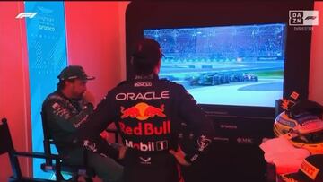 La reacción de Fernando Alonso al enterarse de que chocó con Stroll y no con Hamilton como pensaba