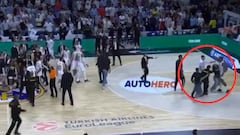 Pocos se percataron: vean quién se tuvo que llevar a Yabusele de la cancha