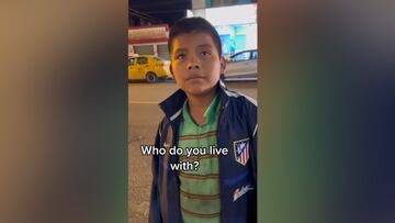 El durísimo vídeo de un niño de 12 años abandonado que ha movilizado a la afición del Atleti